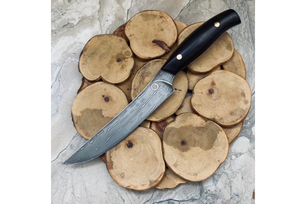 Kitchen damask knife Vegetable (hornbeam)