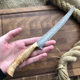 Булатный нож K002 Филейный Рыбный (ясень)