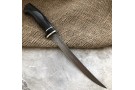 Kitchen knife made of cast bulat K002 "Fish" (hornbeam)