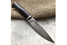 Kitchen knife made of cast bulat Nestling (hornbeam)