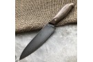 Kitchen knife made of cast bulat Santoku Small №2