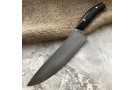 Kitchen knife made of cast bulat K003 "Chef" (hornbeam)