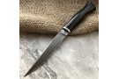 Kitchen knife made of cast bulat Tyurinskiy (hornbeam)