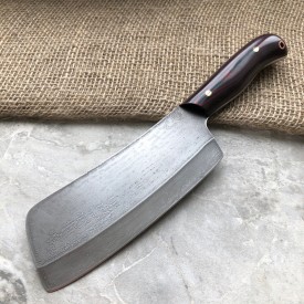 Kitchen knife for cutting meat made of cast bulat Small (G10)