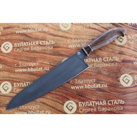 Kitchen knife made of cast bulat Santoku Medium №1
