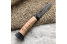 Kitchen knife made of cast bulat Nestling (bog oak)
