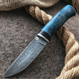 Carving knife made of cast bulat Bering
