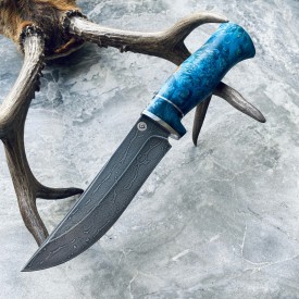 Булатный нож Притёс (кавказский горный орех)