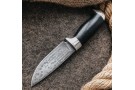 Damask knife R001 (aluminum, typesetting leather)