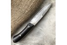 Carving knife made of cast bulat R003 (hornbeam) 