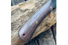 Carving knife made of cast bulat R003 (nut) 