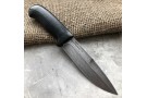 Carving knife made of cast bulat R003 (typeset leather) 
