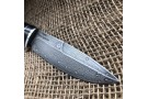 Carving knife made of cast bulat R003 (hornbeam)