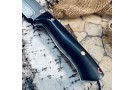 Carving knife made of cast bulat R007 