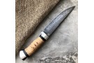 Carving knife made of cast bulat R008 