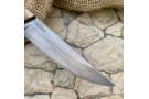 Carving knife made of cast bulat R008