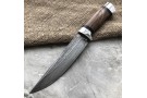 Carving knife made of cast bulat R008 (nut)