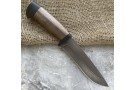 Carving knife made of cast bulat R015