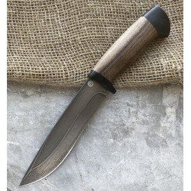 Carving knife made of cast bulat R015 