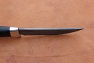 Carving knife made of cast bulat R002 (typeset leather)