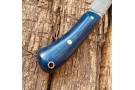 Carving knife made of cast bulat R003 (hornbeam) 