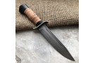 Travel knife made of cast bulat T002b (nr-40)