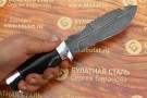 Hunting knife from cast bulat V001 (hornbeam)