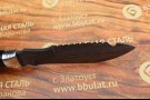 Hunting knife from cast bulat V001 (typeset leather)
