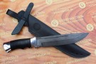 Hunting knife from cast bulat V006 (typeset leather)